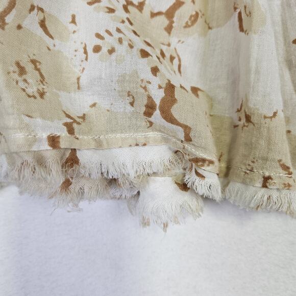 Intimately Free People Sundown Romper Boho Studded Jumper Tiered Beige Sheer XS - Picture 12 of 16
